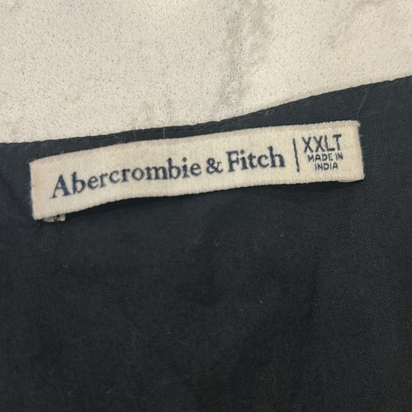 Abercrombie & Fitch Flutter Sleeve Tiered Mini Dress Black XXLT Plus Pockets - Picture 2 of 16